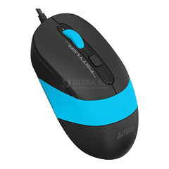Мышь A4Tech Fstyler FM10, оптическая 1600dpi, USB, длина кабеля 1,5 метра,108x64x35мм, cиний***